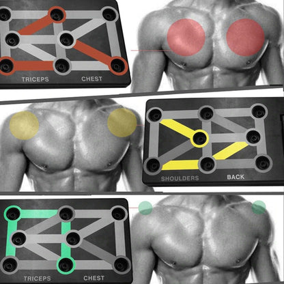9-in-1 Push Up Board – Home Workout